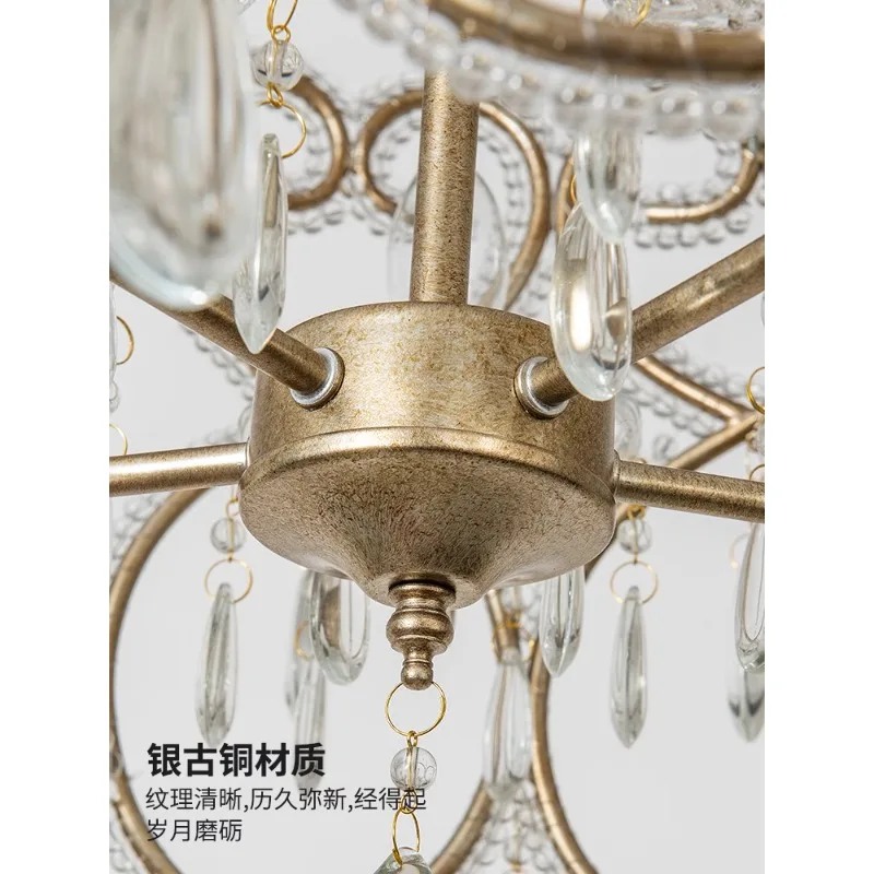 Furniture for small-sized apartments American dining room lamp, heart-shaped creative French crystal lamp, romantic princess ro
Furniture for small-sized apartments American dining room lamp, heart-shaped creative French crystal lamp, romantic princess ro