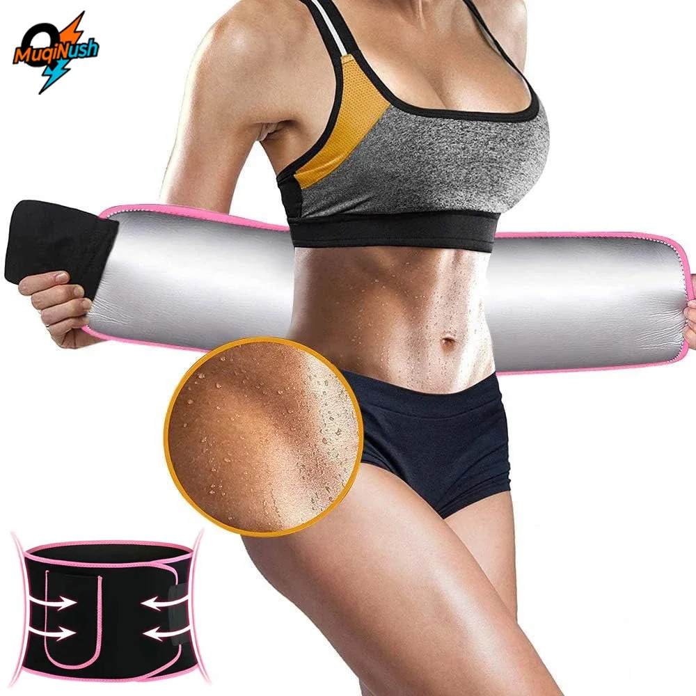 MuqiNush Waist Abdominal Trainer Support Belt with Phone Pocket for Women Men, Promotes Sweat Wrap Exercise and Fitness Workout 
MuqiNush Waist Abdominal Trainer Support Belt with Phone Pocket for Women Men, Promotes Sweat Wrap Exercise and Fitness Workout