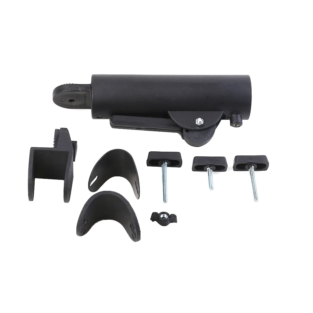 Универсальная черная тележка для гольфа, держатель для зонта, подставка для тележки, детская коляска, уличный разъем с двойным замком, аксессуар для инвалидной коляски
Универсальная черная тележка для гольфа, держатель для зонта, подставка для тележки, детская коляска, уличный разъем с двойным замком, аксессуар для инвалидной коляски