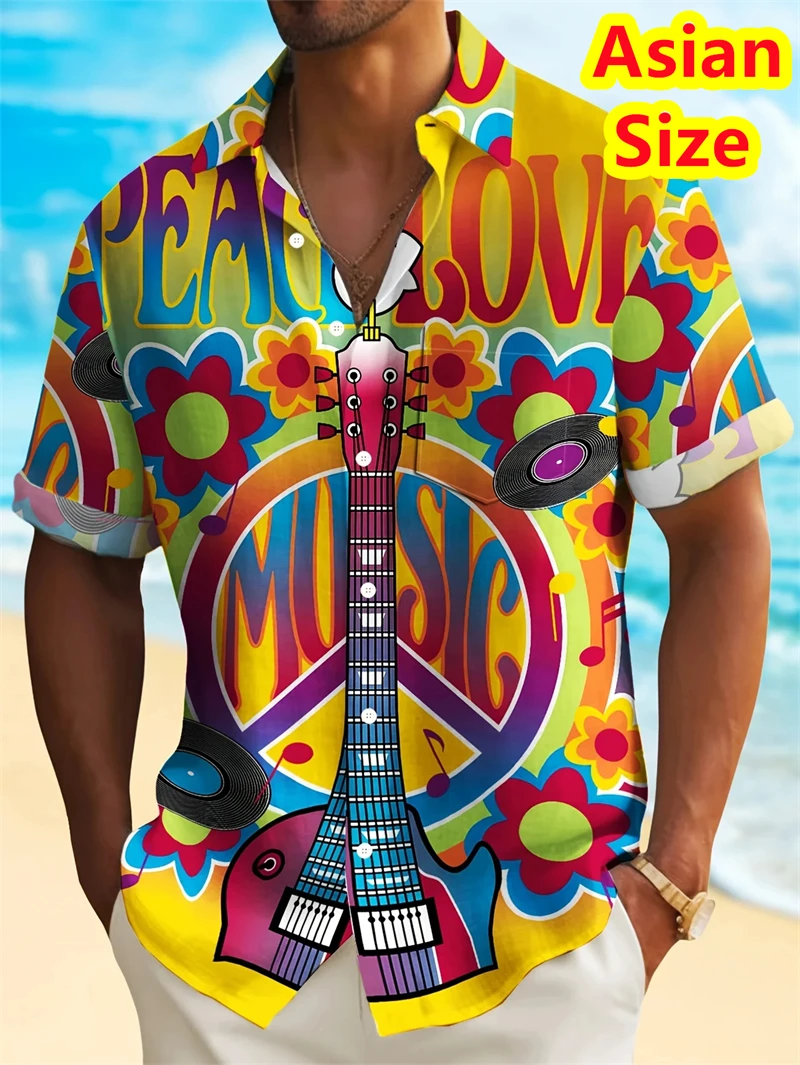 New Outdoor Summer Men's Lapel Shirt Beach Style Casual 3D Printed Pattern Large OverSize Loose Men's Clothing Shirt Breathable
New Outdoor Summer Men's Lapel Shirt Beach Style Casual 3D Printed Pattern Large OverSize Loose Men's Clothing Shirt Breathable