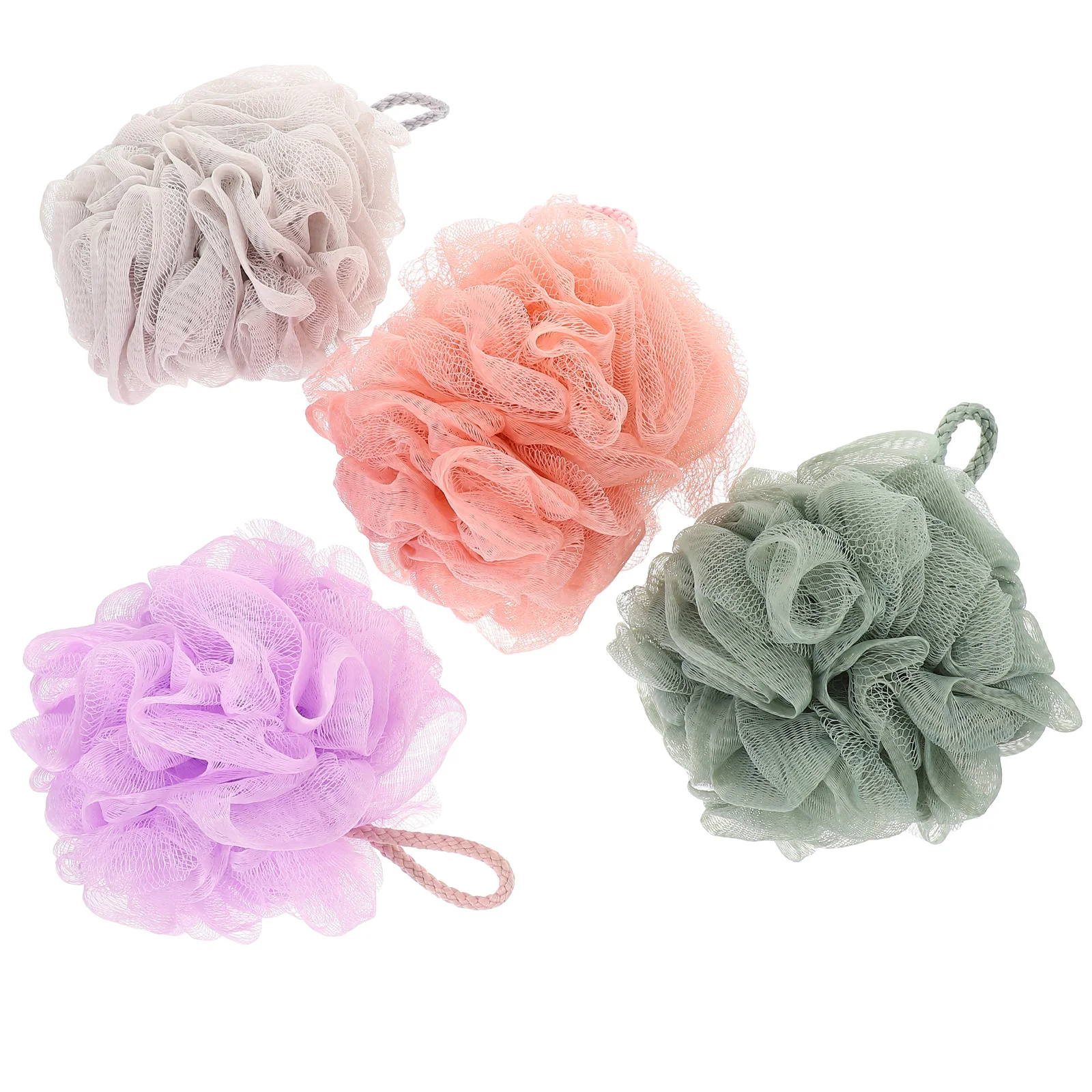 4 Pcs Body Puff Sponge Thick PE Material Shower Bath Scrubber Hotel Bathing Ball Lanyard Loofah Wear Resistant Compact Bath
4 Pcs Body Puff Sponge Thick PE Material Shower Bath Scrubber Hotel Bathing Ball Lanyard Loofah Wear Resistant Compact Bath