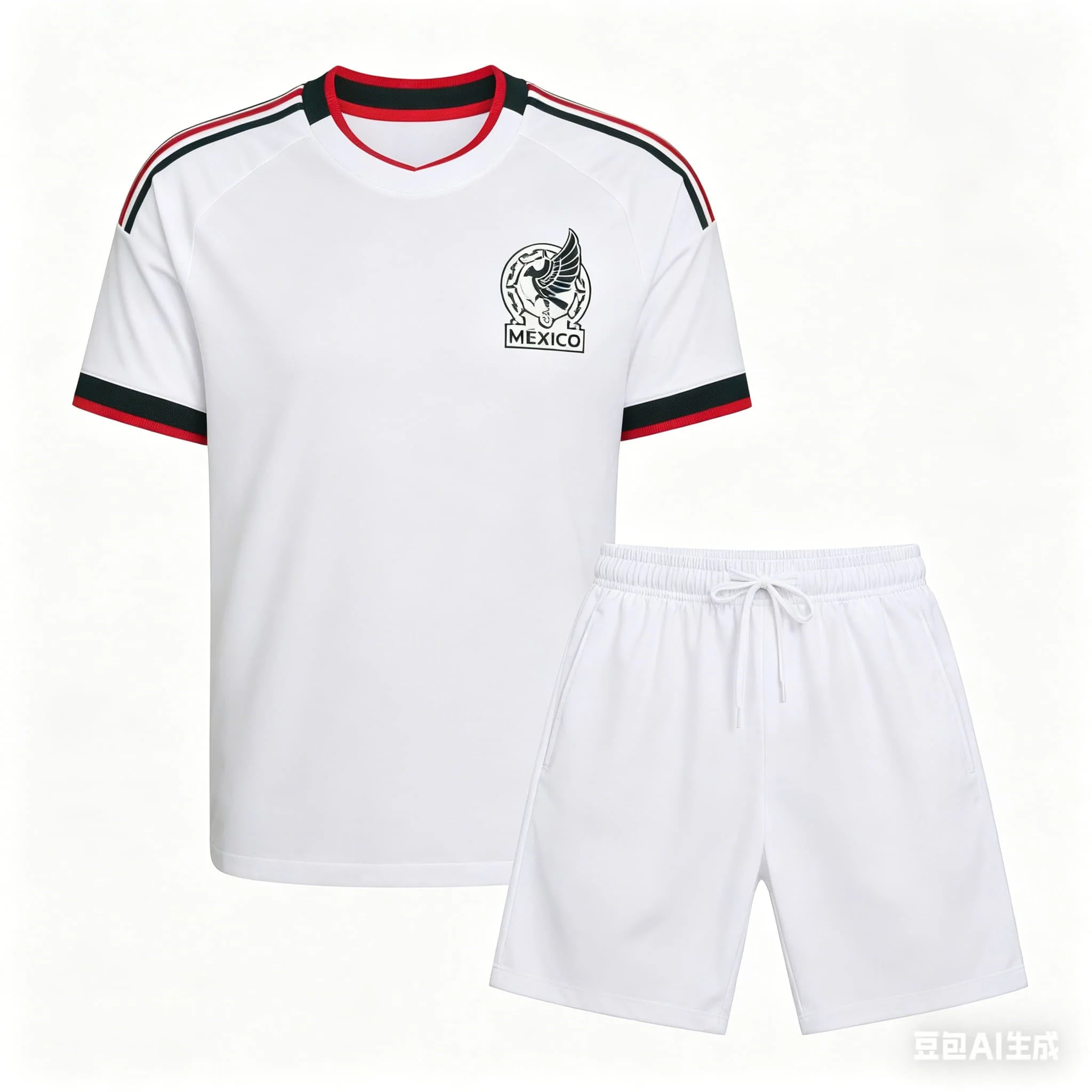 Mexico White Green Red Solid Print 2026 Away Fan Edition Soccer Jersey Set Breathable Quick Dry Adult Shirts for Men
Mexico White Green Red Solid Print 2026 Away Fan Edition Soccer Jersey Set Breathable Quick Dry Adult Shirts for Men
