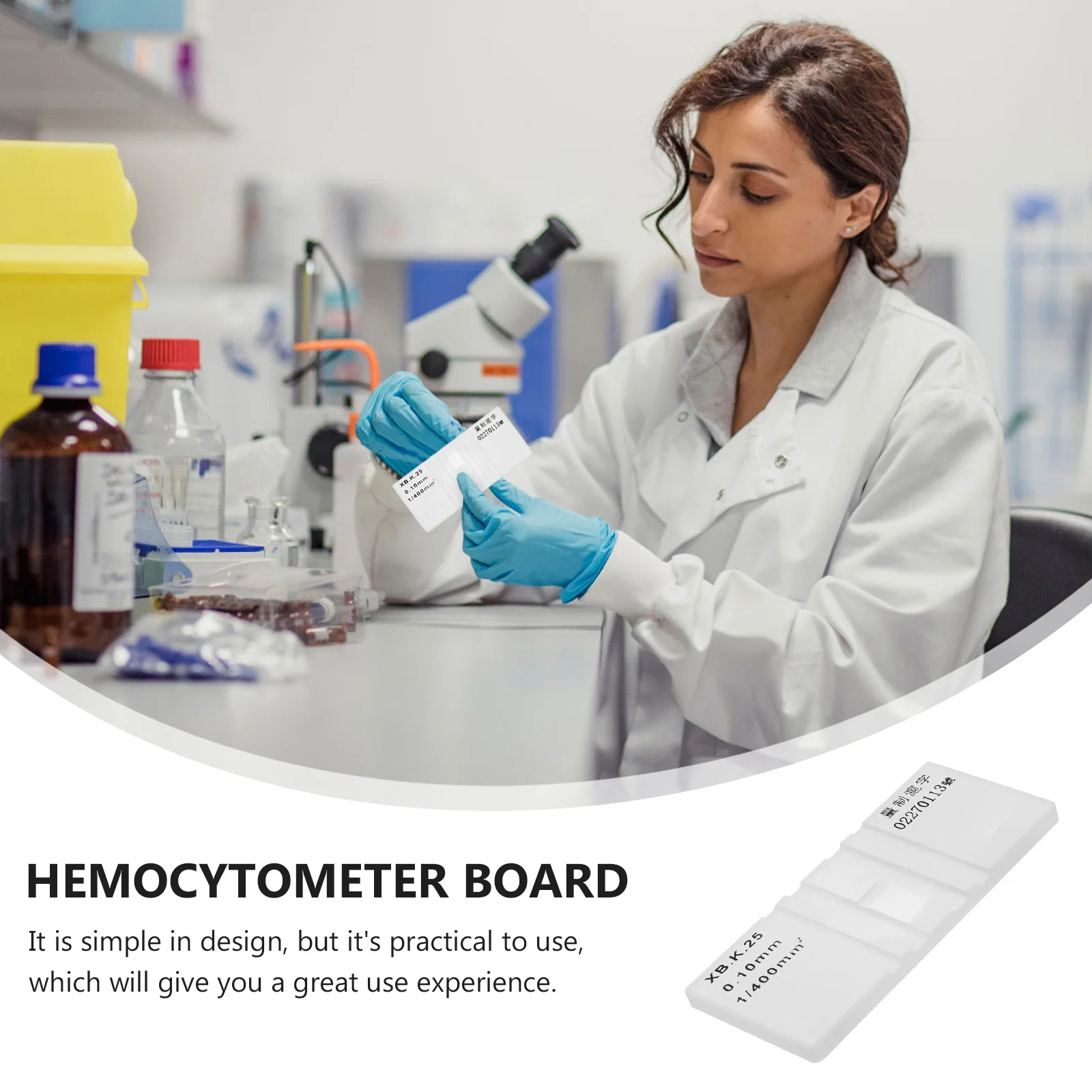 Blood Counting Board Pc Cell Counting Chamber Hemocytometer for Biological Analysis
Blood Counting Board Pc Cell Counting Chamber Hemocytometer for Biological Analysis