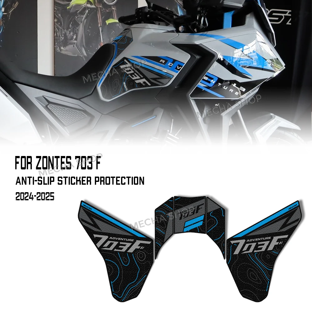For Zontes 703F 2025 Tank Pad Sticker Motorcycle Fuel Tank Protection Decals Anti-slip Knee Pad Stickers Kit
For Zontes 703F 2025 Tank Pad Sticker Motorcycle Fuel Tank Protection Decals Anti-slip Knee Pad Stickers Kit