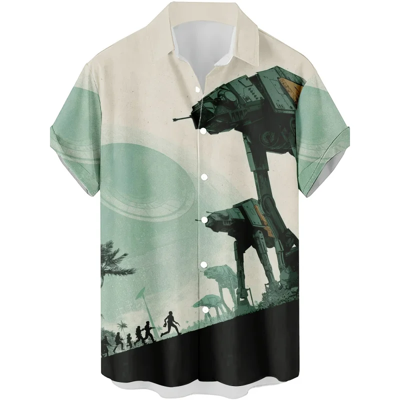 High-Tech Alien Mecha Retro Pattern 3D Printed Men's Fashion Casual Shirt Personality Hip-Hop Street Hawaiian Shirt
High-Tech Alien Mecha Retro Pattern 3D Printed Men's Fashion Casual Shirt Personality Hip-Hop Street Hawaiian Shirt