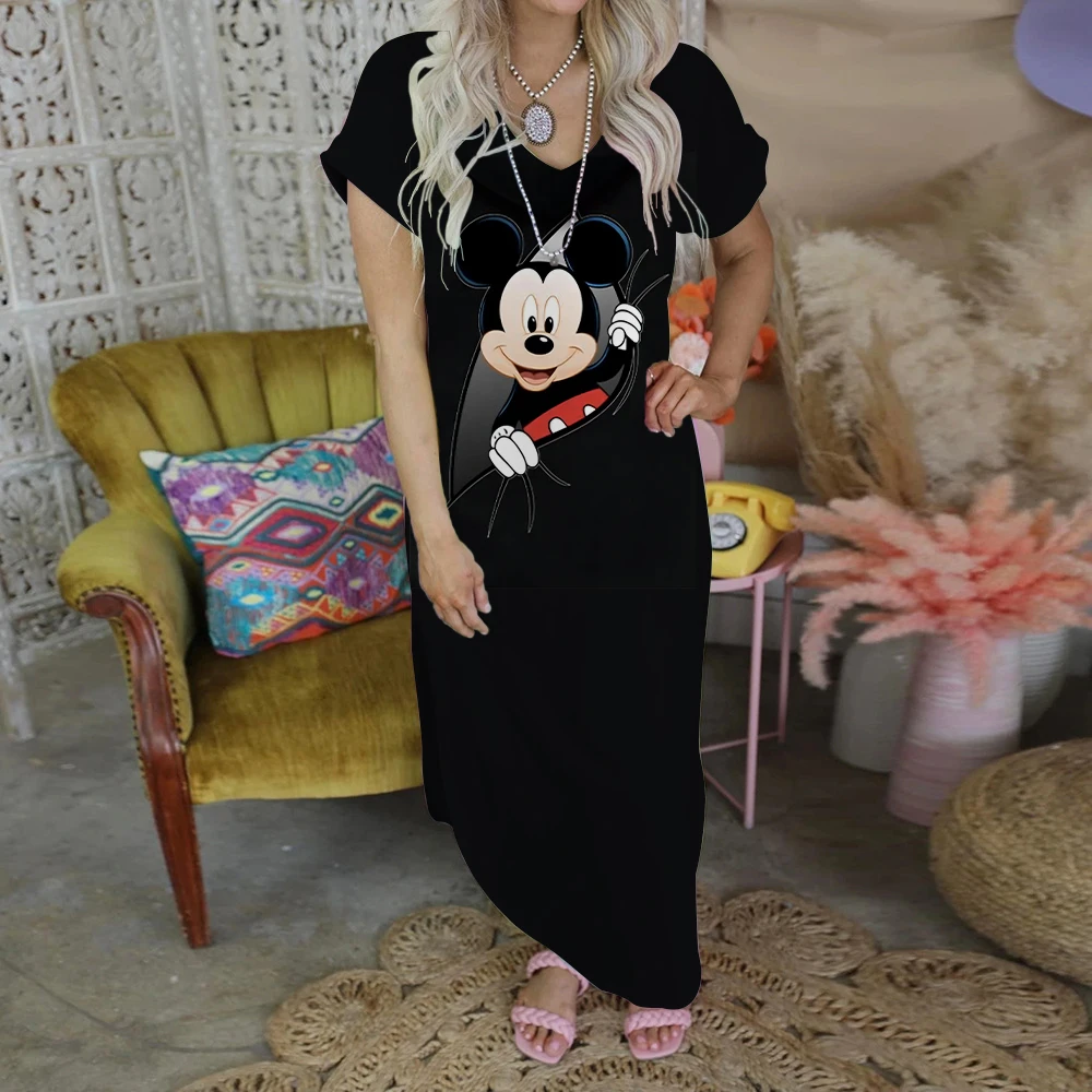 Evening Dresses for Women 2022 Print Maxi Dress Minnie Mouse Elegant Casual Women's Dresses Mickey Split Skirt Robe Disney Party
Evening Dresses for Women 2022 Print Maxi Dress Minnie Mouse Elegant Casual Women's Dresses Mickey Split Skirt Robe Disney Party