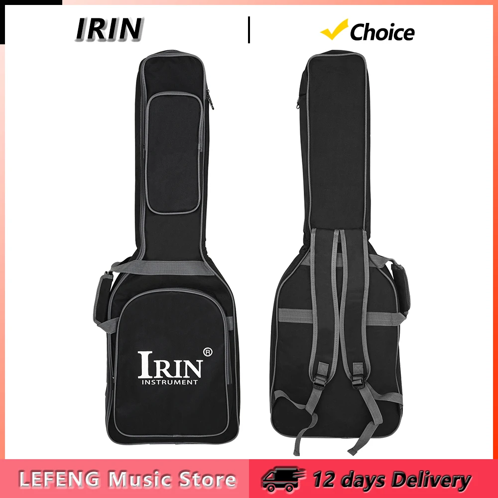 Чехол для гитары IRIN, водонепроницаемая сумка для электрогитары, мягкий рюкзак для гитары с двойным ремешком, утолщенная сумка 10 мм, аксессуары для гитары
Чехол для гитары IRIN, водонепроницаемая сумка для электрогитары, мягкий рюкзак для гитары с двойным ремешком, утолщенная сумка 10 мм, аксессуары для гитары