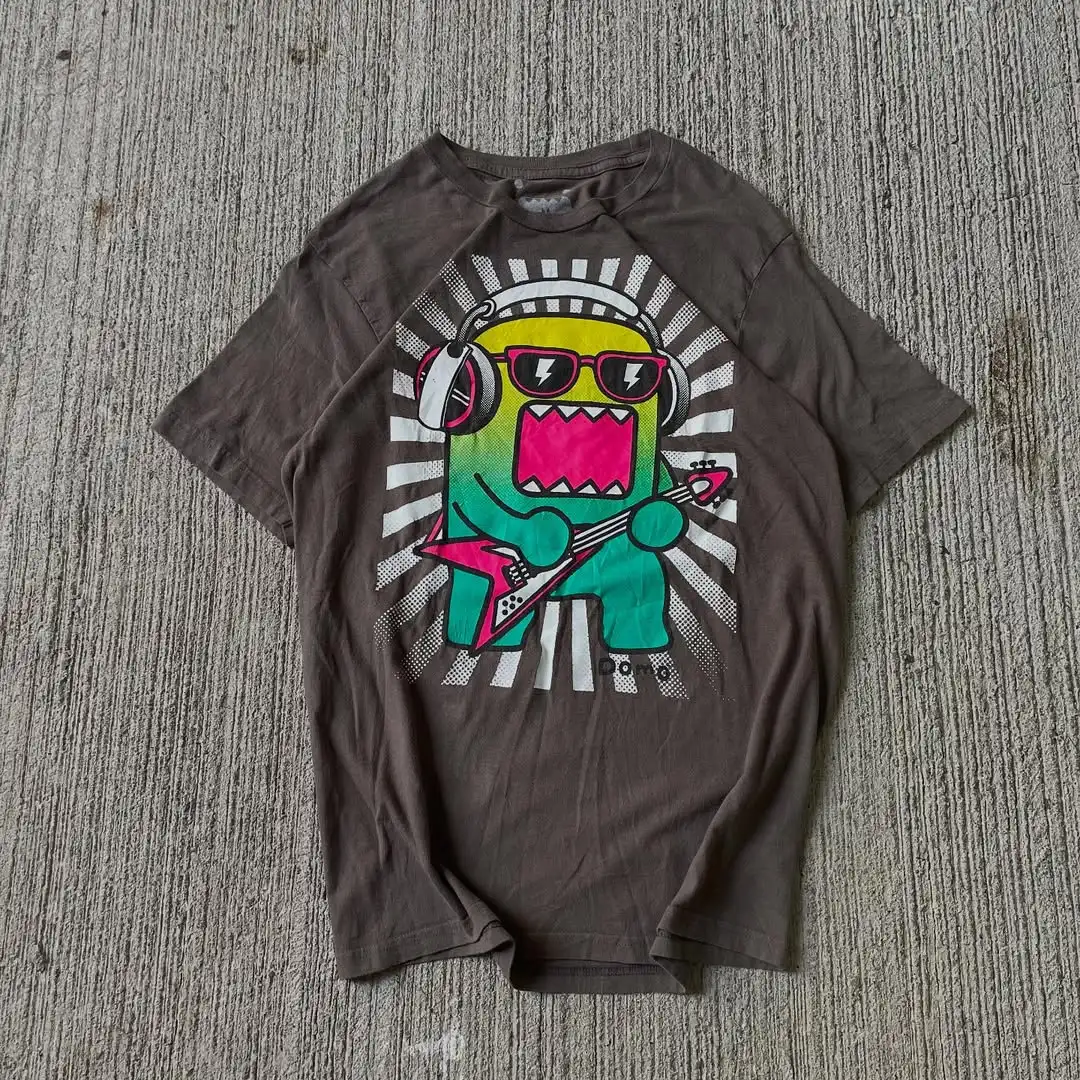 2000s Vintage Cartoon Hot Topic Shirt Y2K Kawaii Emo Scene Fashion T-shirt Unisex Electric Guitar Domo Kun T-shirt
2000s Vintage Cartoon Hot Topic Shirt Y2K Kawaii Emo Scene Fashion T-shirt Unisex Electric Guitar Domo Kun T-shirt