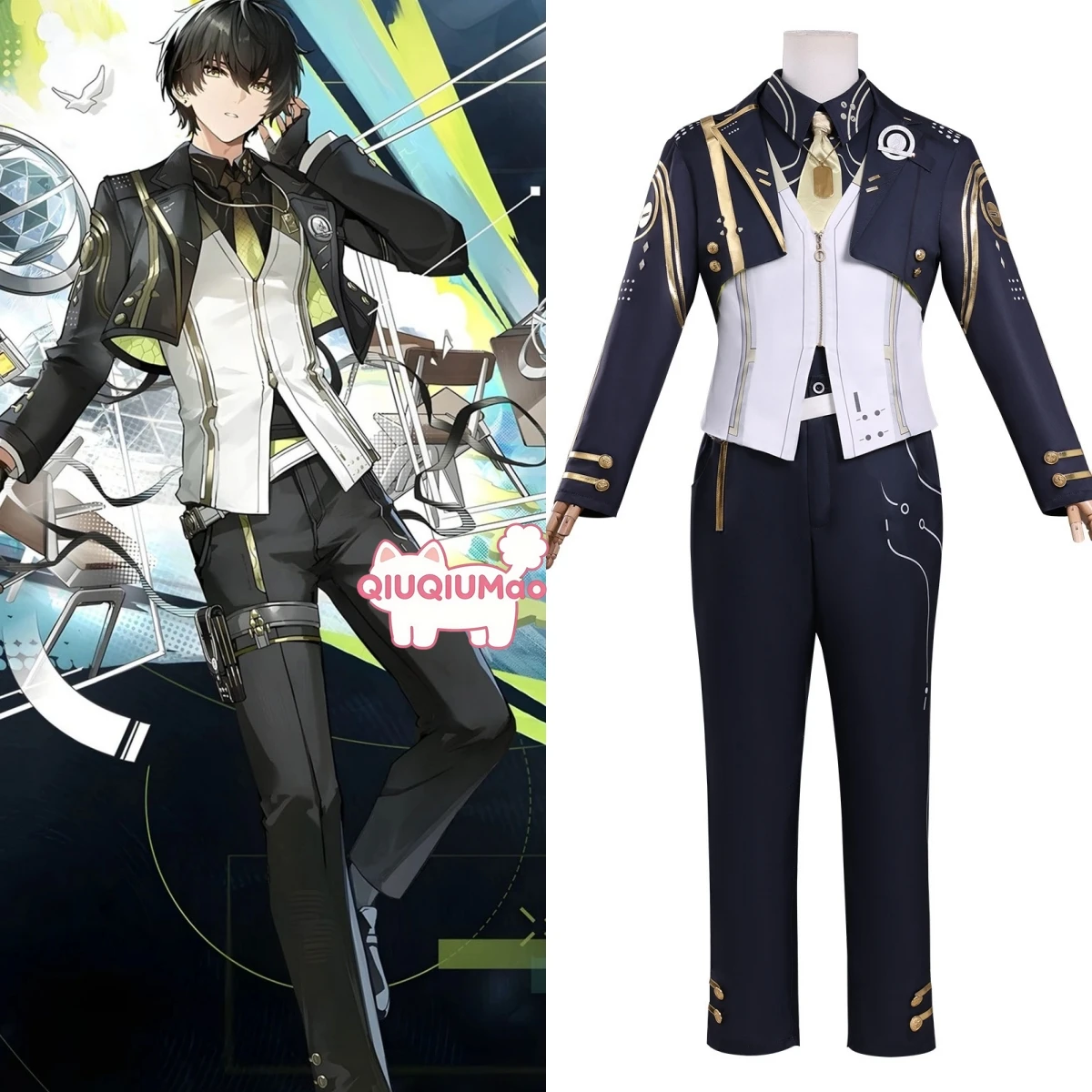 Game Wuthering Waves Rover (Male) Cosplay Costume Anime Role Playing Bright Spark School Uniform for Men Comic Con Party Suits
Game Wuthering Waves Rover (Male) Cosplay Costume Anime Role Playing Bright Spark School Uniform for Men Comic Con Party Suits