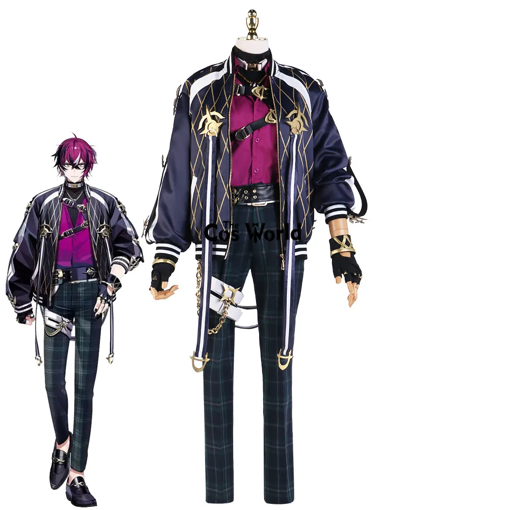 Японский виртуальный YouTuber Vtuber XSOLEIL Doppio Dropscythe наряды аниме костюмы для косплея
Японский виртуальный YouTuber Vtuber XSOLEIL Doppio Dropscythe наряды аниме костюмы для косплея