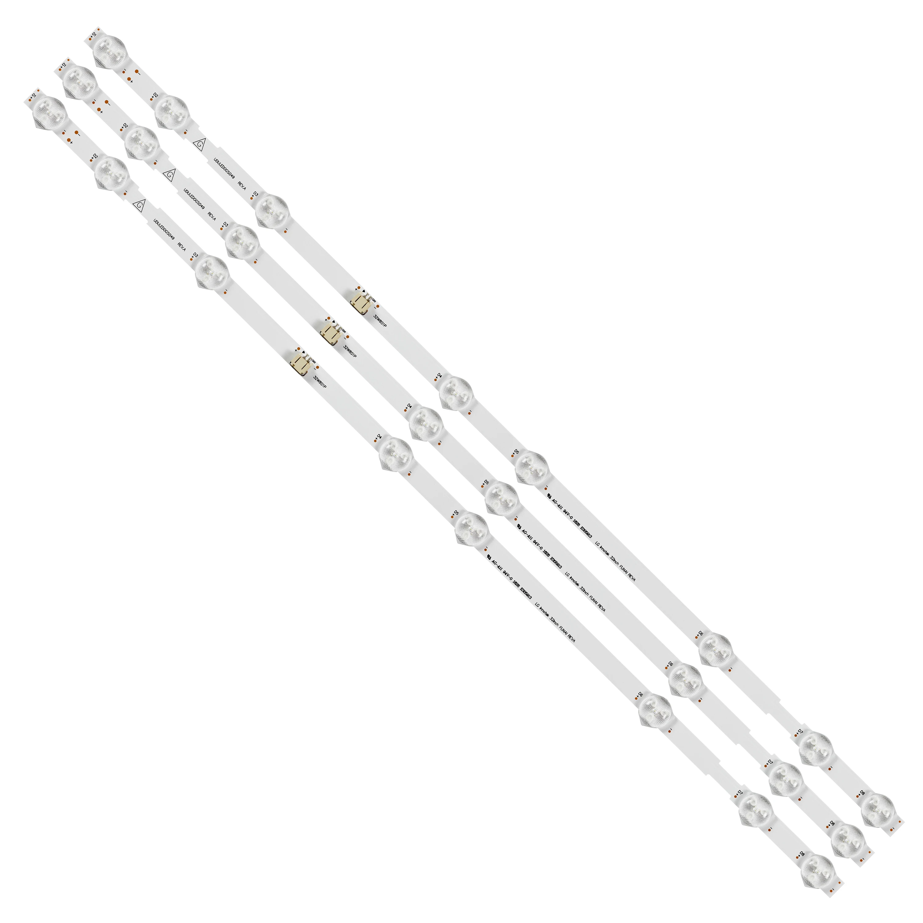 526mm LED strip 8 Lamp for SANYO 32" TV FW32D06F FW32D08F B Innotek 32Inch FUNAI REVA 32W8S1P UDULED0GS049
526mm LED strip 8 Lamp for SANYO 32" TV FW32D06F FW32D08F B Innotek 32Inch FUNAI REVA 32W8S1P UDULED0GS049