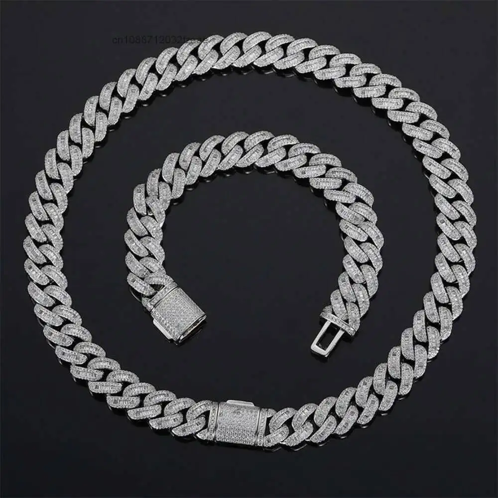Luxury 15mm Cuban Necklace Link Chain 18k Gold Plated 925 Sterling Silver Full Moissanite Necklace Bracelet Cuban Chain.
Luxury 15mm Cuban Necklace Link Chain 18k Gold Plated 925 Sterling Silver Full Moissanite Necklace Bracelet Cuban Chain.