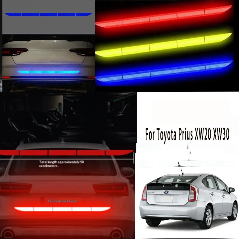 Светоотражающая предупреждающая лента для Toyota Prius XW20 XW30, универсальная защитная наклейка на бампер и багажник, предотвращающая столкновения, для безопасного вождения
Светоотражающая предупреждающая лента для Toyota Prius XW20 XW30, универсальная защитная наклейка на бампер и багажник, предотвращающая столкновения, для безопасного вождения