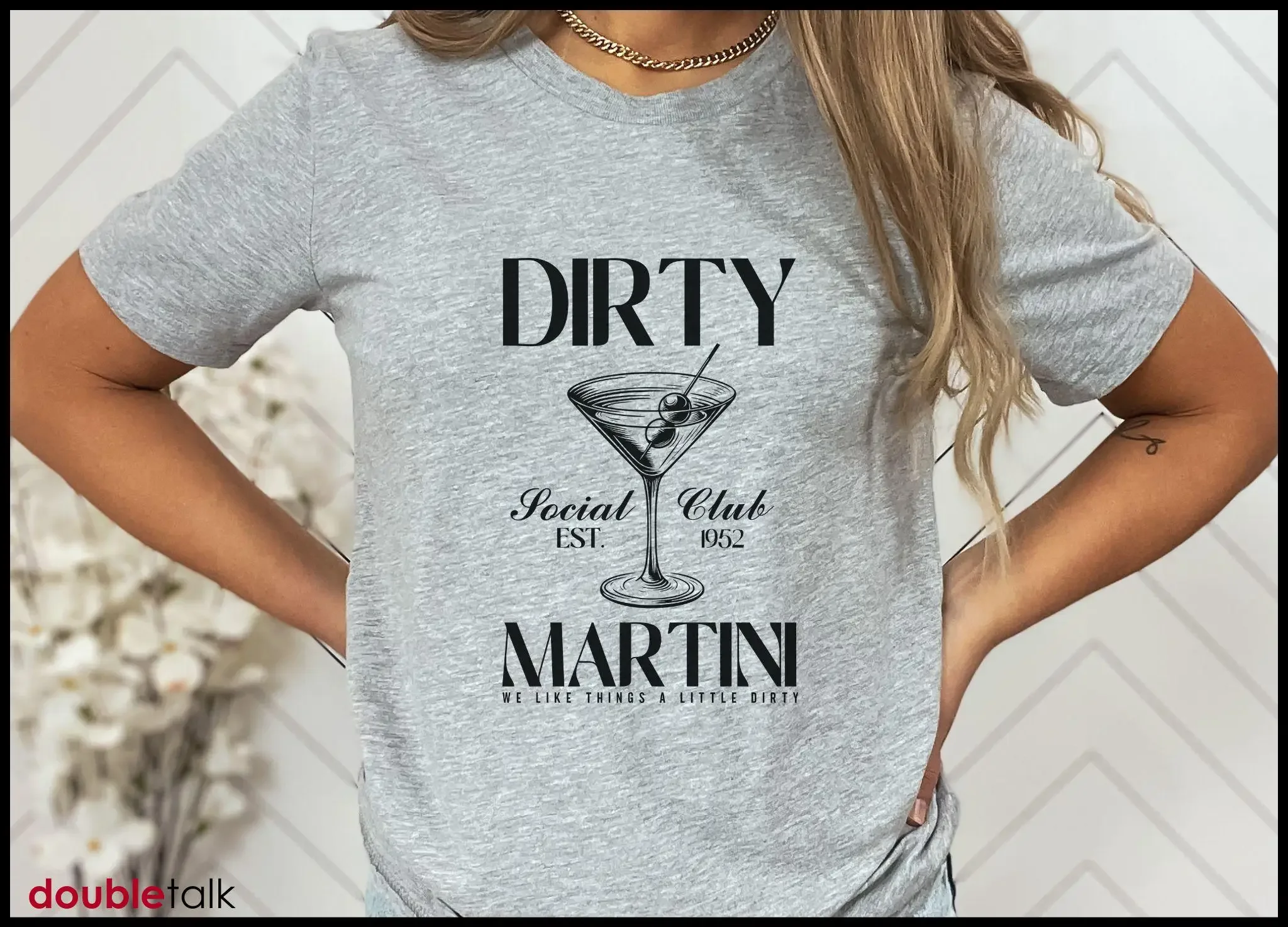Dirty Martini Social Club Retro Cocktail T Shirt Signature Lover Funny Tini Drinking 
Dirty Martini Social Club Retro Cocktail T Shirt Signature Lover Funny Tini Drinking