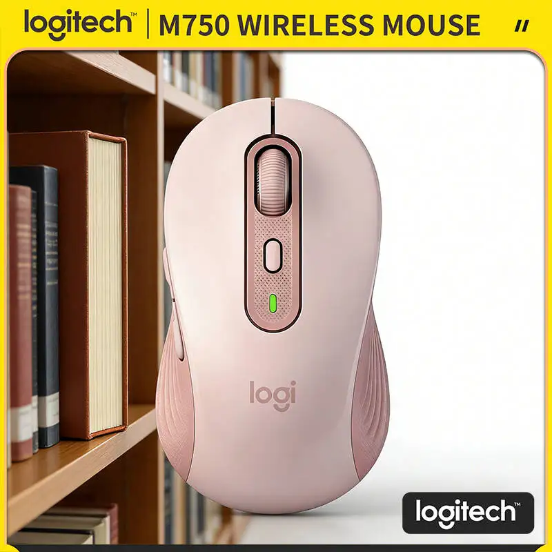 Ergonomic M750 Silent Mouse - Recycled Plastic, 3-Device Sync, Dual Connection, 10m Range, Multi-Platform Compatible
Ergonomic M750 Silent Mouse - Recycled Plastic, 3-Device Sync, Dual Connection, 10m Range, Multi-Platform Compatible