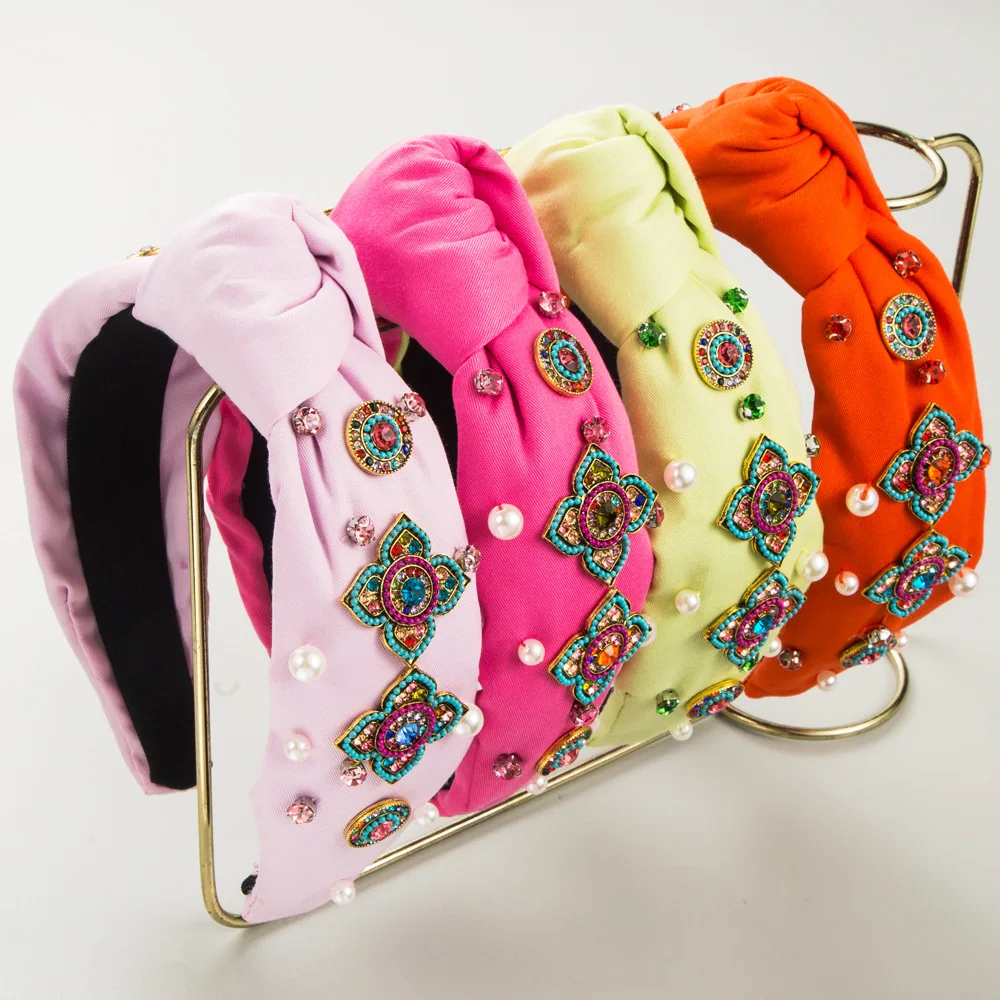 Ethnic Totem Flower Bead Headwear Moroccan Style Colorful Embroidery Hairband Boho Festive Vacation Hair Hoop Creative
Ethnic Totem Flower Bead Headwear Moroccan Style Colorful Embroidery Hairband Boho Festive Vacation Hair Hoop Creative