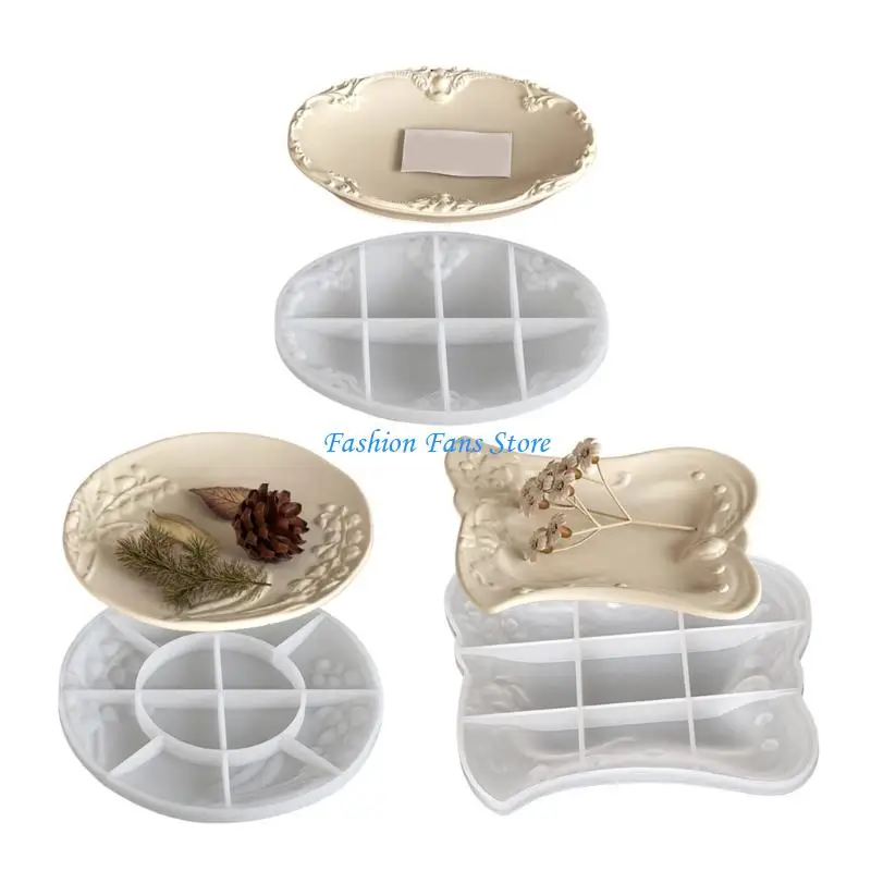 Ellipse/Square/Round Silicone Tray Mold For Resin Art Craft Storage Organiser 
Ellipse/Square/Round Silicone Tray Mold For Resin Art Craft Storage Organiser