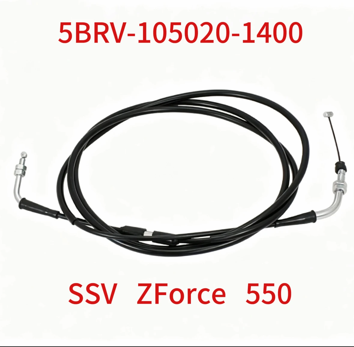 Throttle Cable 5BRV-105020-1400 Fit for CFMoto ZForce 500 550 550EX SSV ATV UTV
Throttle Cable 5BRV-105020-1400 Fit for CFMoto ZForce 500 550 550EX SSV ATV UTV