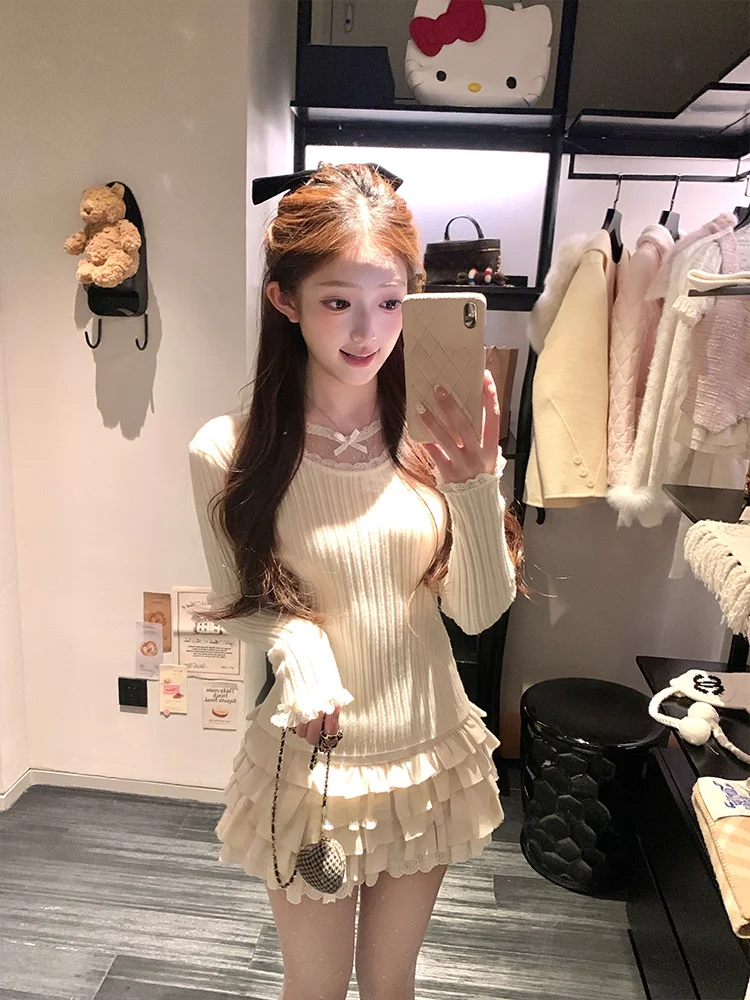 Acaine Lace Long Sve Knitted Sweater Women's Winter Inner Wear Base Layer over irt Ele Sle Soft Fabric V-Ne Butt...
Acaine Lace Long Sve Knitted Sweater Women's Winter Inner Wear Base Layer over irt Ele Sle Soft Fabric V-Ne Butt...