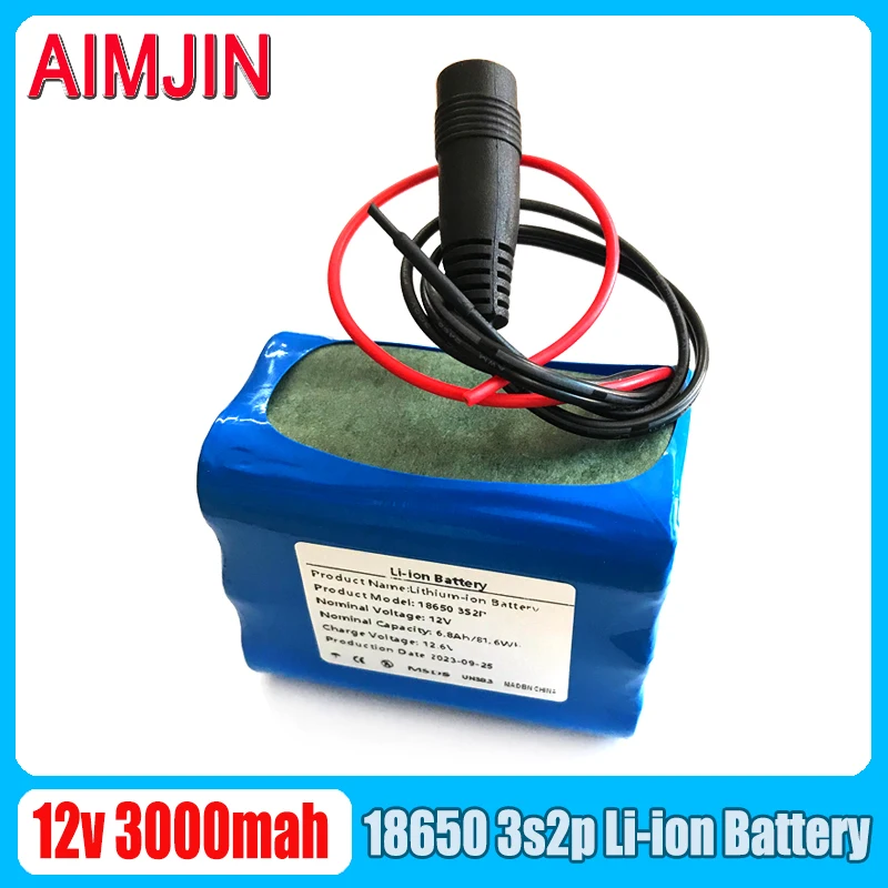 3S2P Rechargeable Battery Pack 12V 6800mAh , Suitable for Projector, Speaker, And Wireless Monitoring Battery Replacement
3S2P Rechargeable Battery Pack 12V 6800mAh , Suitable for Projector, Speaker, And Wireless Monitoring Battery Replacement