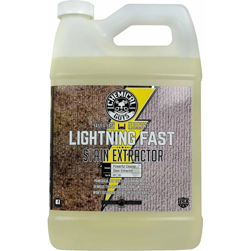 Carpet and Upholstery Stain Remover - 128 oz Cleaner for Fabrics, Cars, Home, Office, and Furniture
Carpet and Upholstery Stain Remover - 128 oz Cleaner for Fabrics, Cars, Home, Office, and Furniture