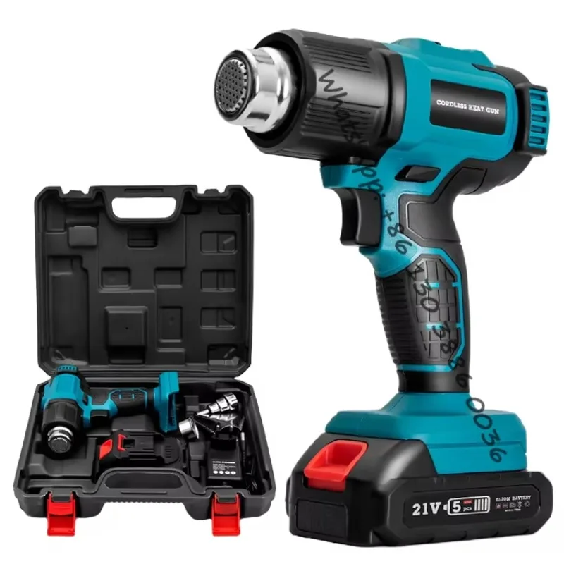 Industrial shrinkage 21v portable high temperature constant temperature electric hot air blower 2000 watt cordless machine
Industrial shrinkage 21v portable high temperature constant temperature electric hot air blower 2000 watt cordless machine