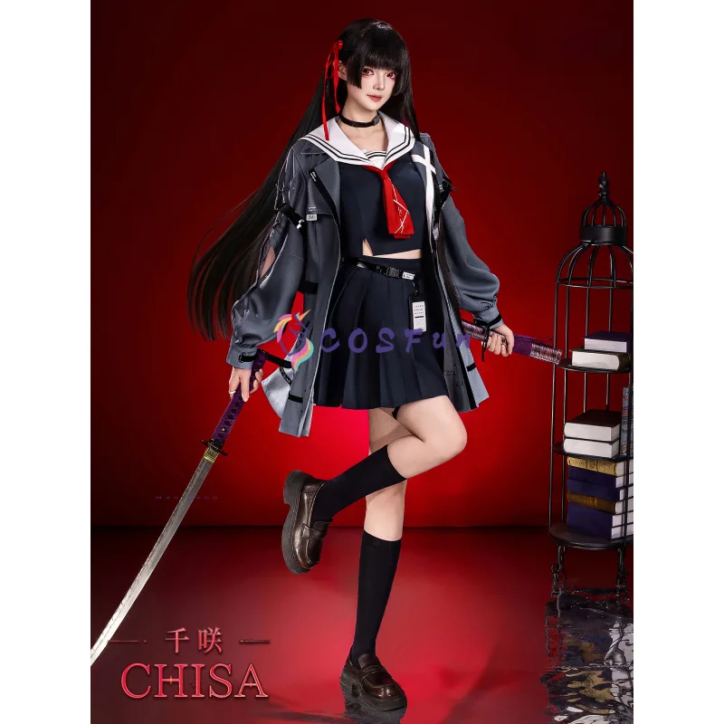 Wuthering Waves CHISA Cosplay Costume Women JK Uniform Roleplay Fantasia Outfits Halloween Carnival Party Suit COSFun
Wuthering Waves CHISA Cosplay Costume Women JK Uniform Roleplay Fantasia Outfits Halloween Carnival Party Suit COSFun