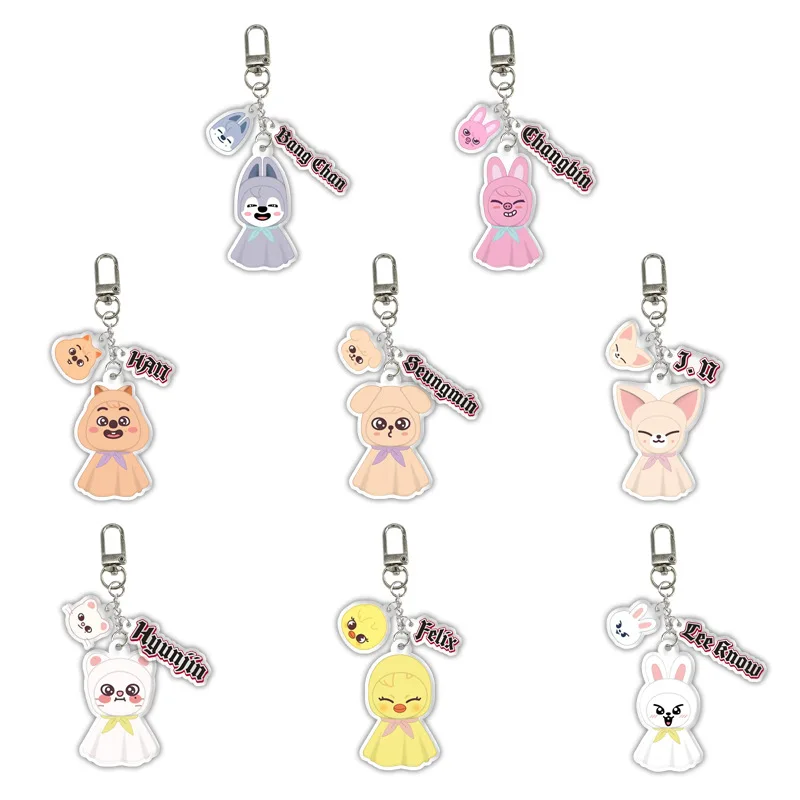 Трехсекционный акриловый брелок с героями мультфильмов SKZoo, кукла STRAYKIDS, акриловый брелок, подвеска
Трехсекционный акриловый брелок с героями мультфильмов SKZoo, кукла STRAYKIDS, акриловый брелок, подвеска