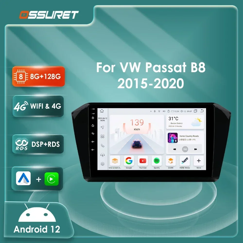 7862 Android Autoradio For Volkswagen Vw Passat B8 2015-2020 Multimedia Video player DSP Carplay GPS navi Stereo 4G wifi RDS FM
7862 Android Autoradio For Volkswagen Vw Passat B8 2015-2020 Multimedia Video player DSP Carplay GPS navi Stereo 4G wifi RDS FM