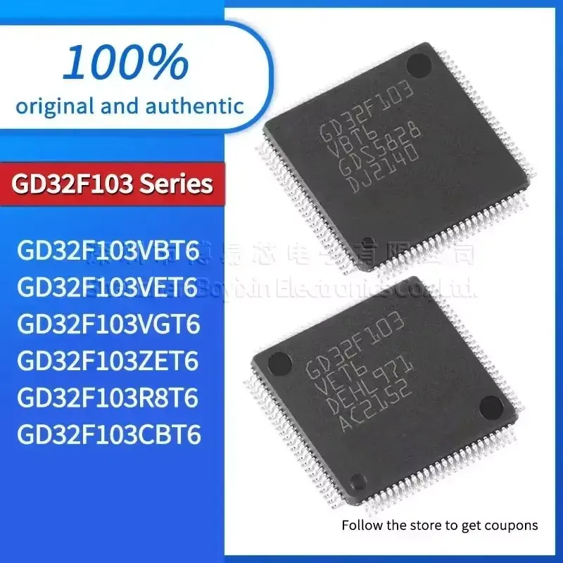 1PCS NEW GD32F103VBT6 GD32F103VET6 GD32F103VGT6 Standard quality GD32F103ZET6 GD32F103R8T6 GD32F103CBT6
1PCS NEW GD32F103VBT6 GD32F103VET6 GD32F103VGT6 Standard quality GD32F103ZET6 GD32F103R8T6 GD32F103CBT6