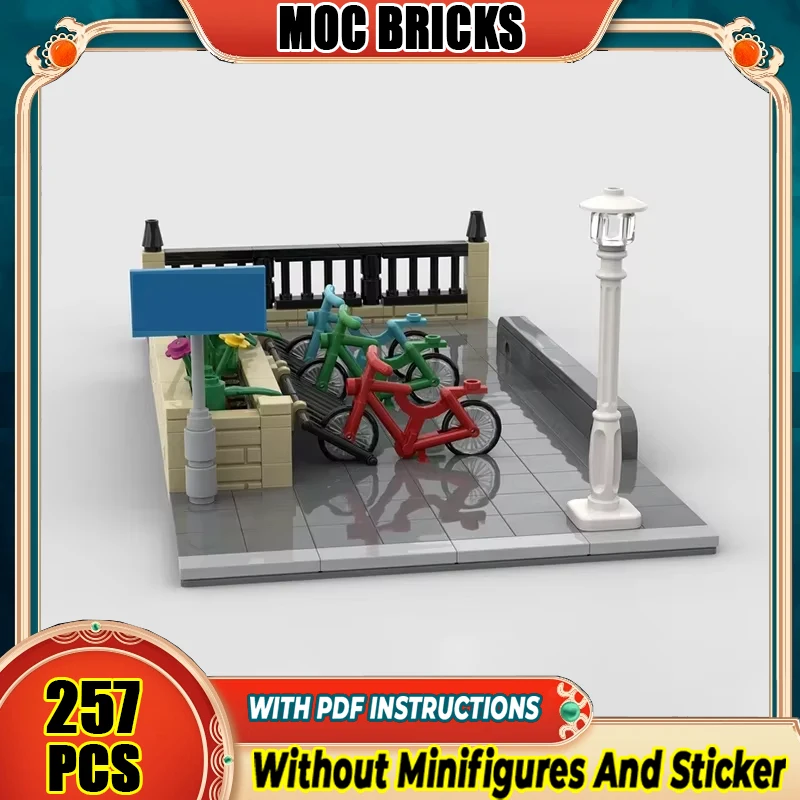 Street View Model Moc Building Blocks Modular Bicycle Stand Model Technology Modular Brick DIY Assembly Construction Toy Gifts
Street View Model Moc Building Blocks Modular Bicycle Stand Model Technology Modular Brick DIY Assembly Construction Toy Gifts