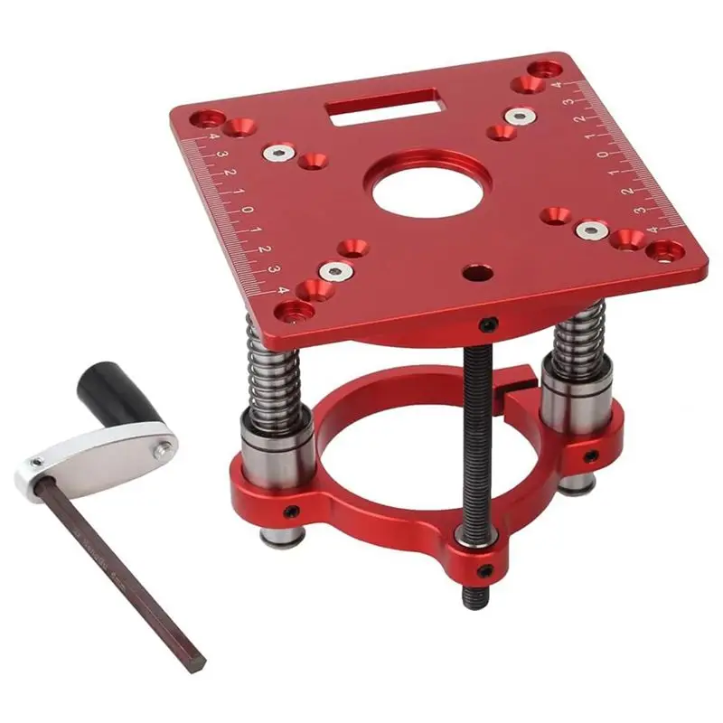 Aug. Mini Router Table Insert Plate And Router Lift For 65Mm Universal Trimming Machine,Square Woodworking Bench Router Easy Ins
Aug. Mini Router Table Insert Plate And Router Lift For 65Mm Universal Trimming Machine,Square Woodworking Bench Router Easy Ins
