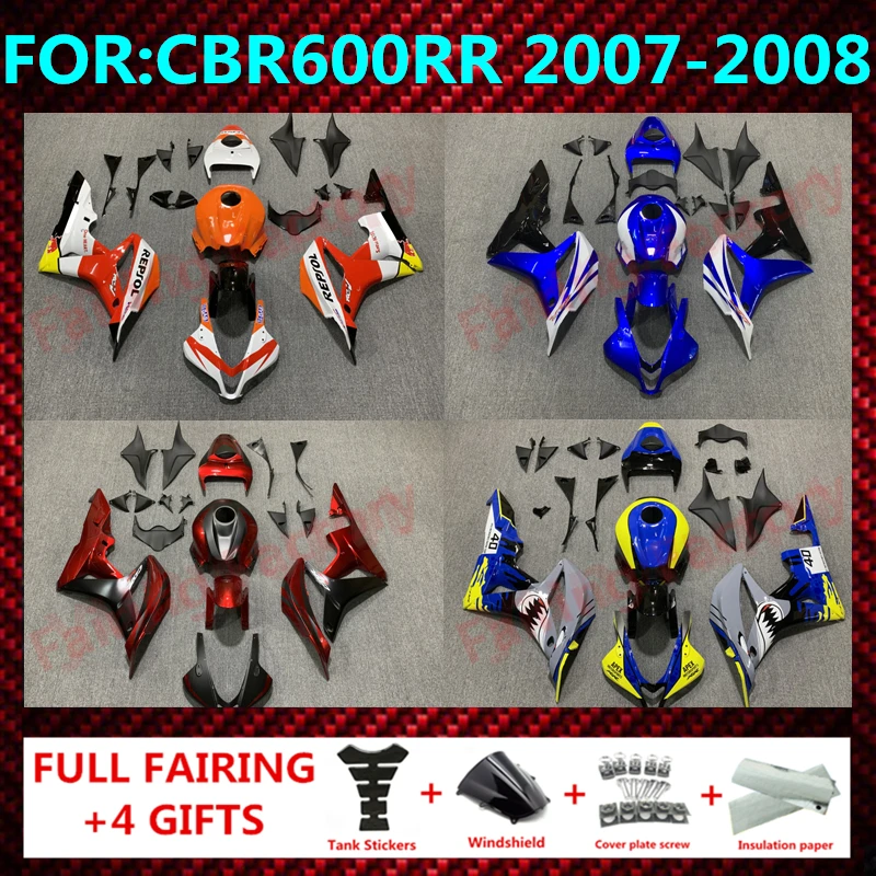 Motorcycle Fairings Kit for CBR600RR F5 07 08 CBR 600 RR 600RR Bodywork Set CBR600 2007 2008 Injection mold full fairing zxmt
Motorcycle Fairings Kit for CBR600RR F5 07 08 CBR 600 RR 600RR Bodywork Set CBR600 2007 2008 Injection mold full fairing zxmt