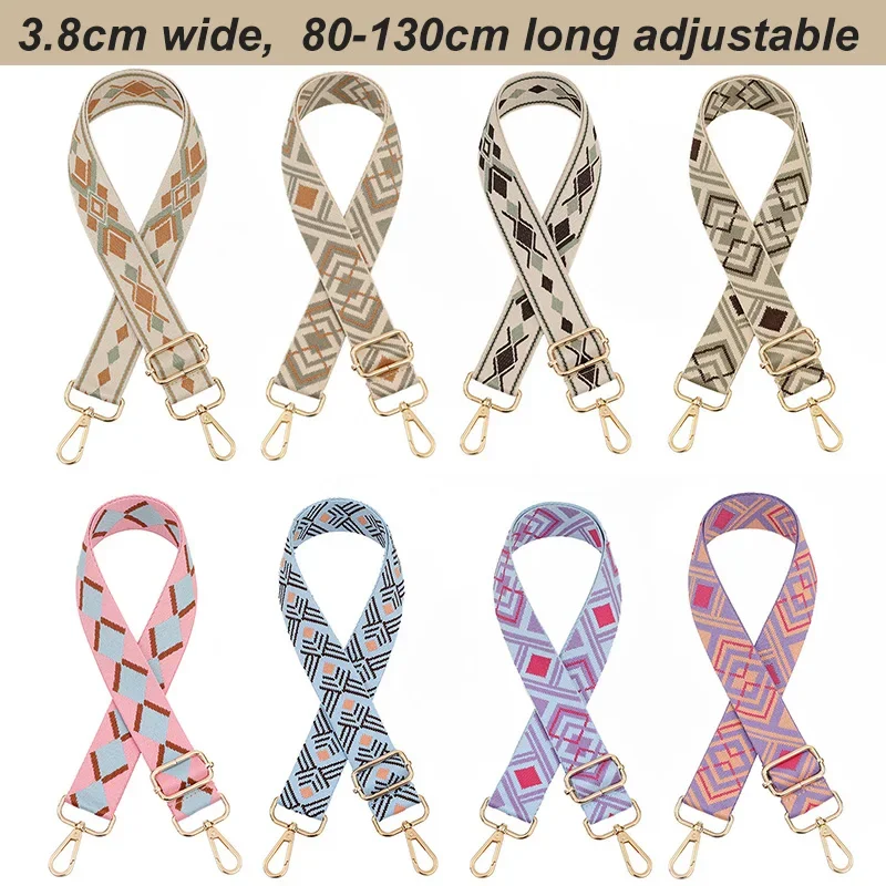 New Colorful Diamond Bag Shoulder Strap Handbag Strap Bag Parts Single Shoulder Adjustable Belts Replacement Long Shoulder Strap
New Colorful Diamond Bag Shoulder Strap Handbag Strap Bag Parts Single Shoulder Adjustable Belts Replacement Long Shoulder Strap