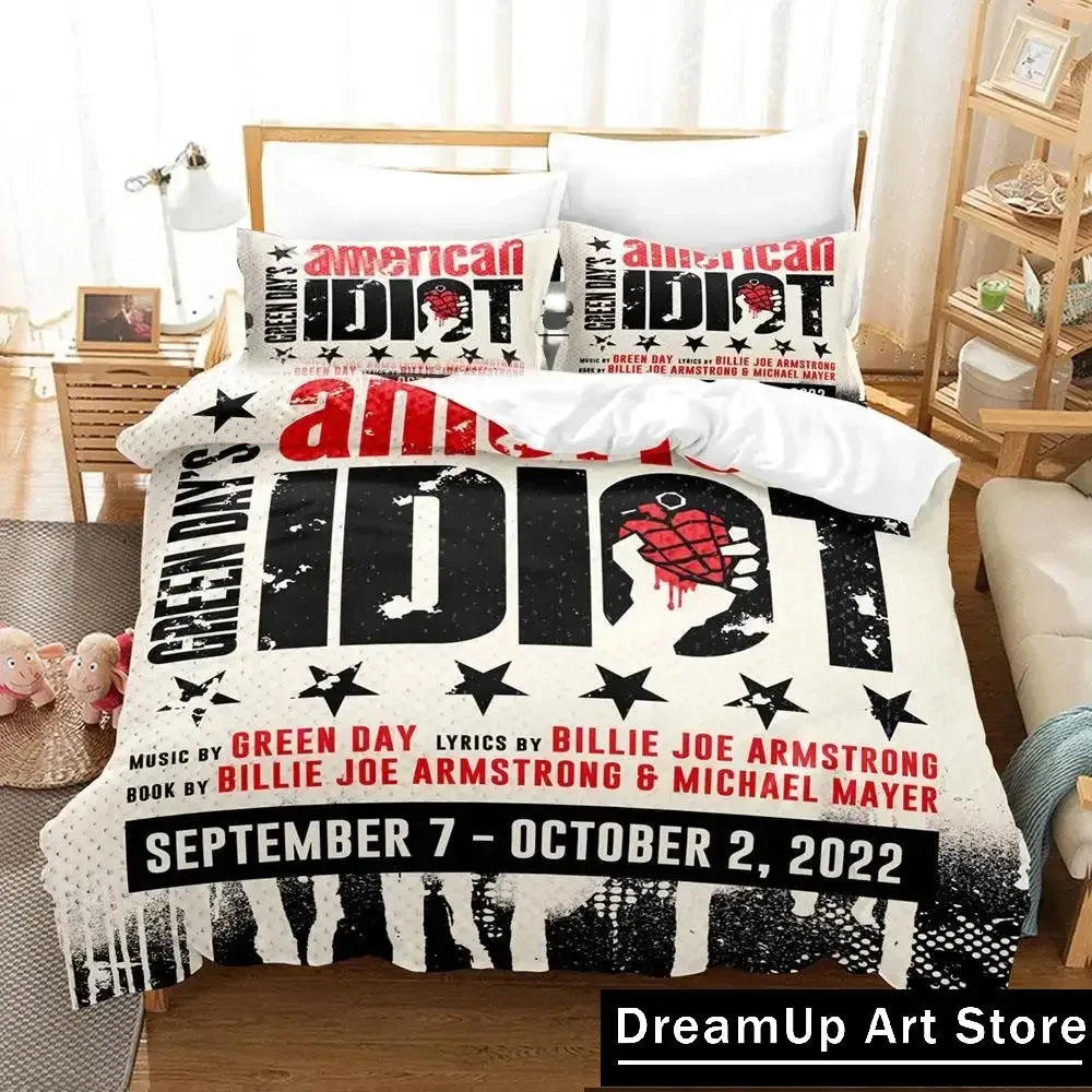 Комплект постельного белья с 3D принтом Green Day AMERICAN IDIOT для мальчиков и девочек Twin Queen King Size, пододеяльник, наволочка, кровать для мальчиков и взрослых, спальня
Комплект постельного белья с 3D принтом Green Day AMERICAN IDIOT для мальчиков и девочек Twin Queen King Size, пододеяльник, наволочка, кровать для мальчиков и взрослых, спальня