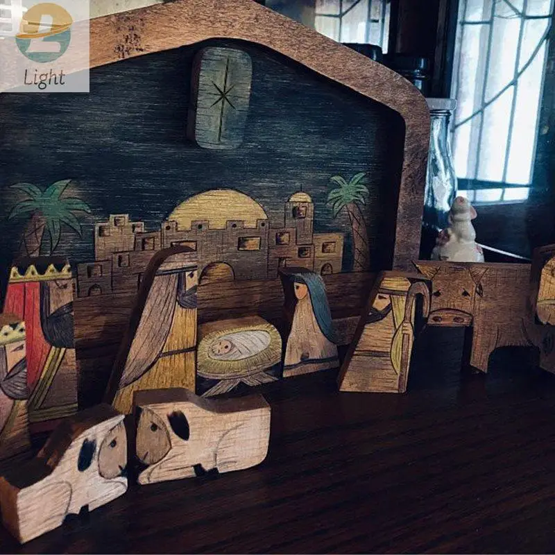 Wooden Jesus Puzzles Nativity Set Nativity Puzzle Puzzle Desk Figurine Home Decorations
Wooden Jesus Puzzles Nativity Set Nativity Puzzle Puzzle Desk Figurine Home Decorations