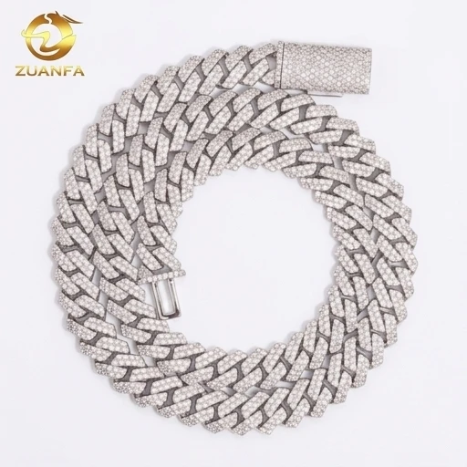 Hot Sale Hip Hop 2 Row Diamond Iced Out 925 Silver 10mm Moissanite Cuban Link
Hot Sale Hip Hop 2 Row Diamond Iced Out 925 Silver 10mm Moissanite Cuban Link