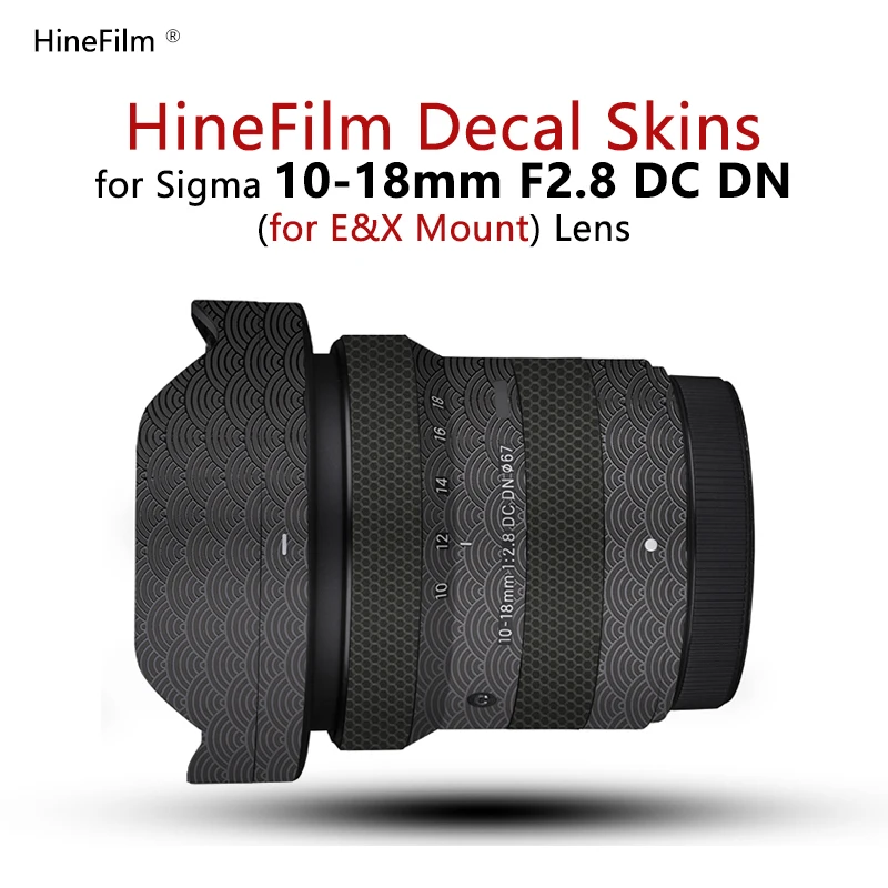 Customized Skin for Sigma 10-18 F2.8 FE / X Mount Lens Sticker For Sigma 10-18mm F2.8 DC DN Protector 10 18 Wrap Sticker 1018
Customized Skin for Sigma 10-18 F2.8 FE / X Mount Lens Sticker For Sigma 10-18mm F2.8 DC DN Protector 10 18 Wrap Sticker 1018