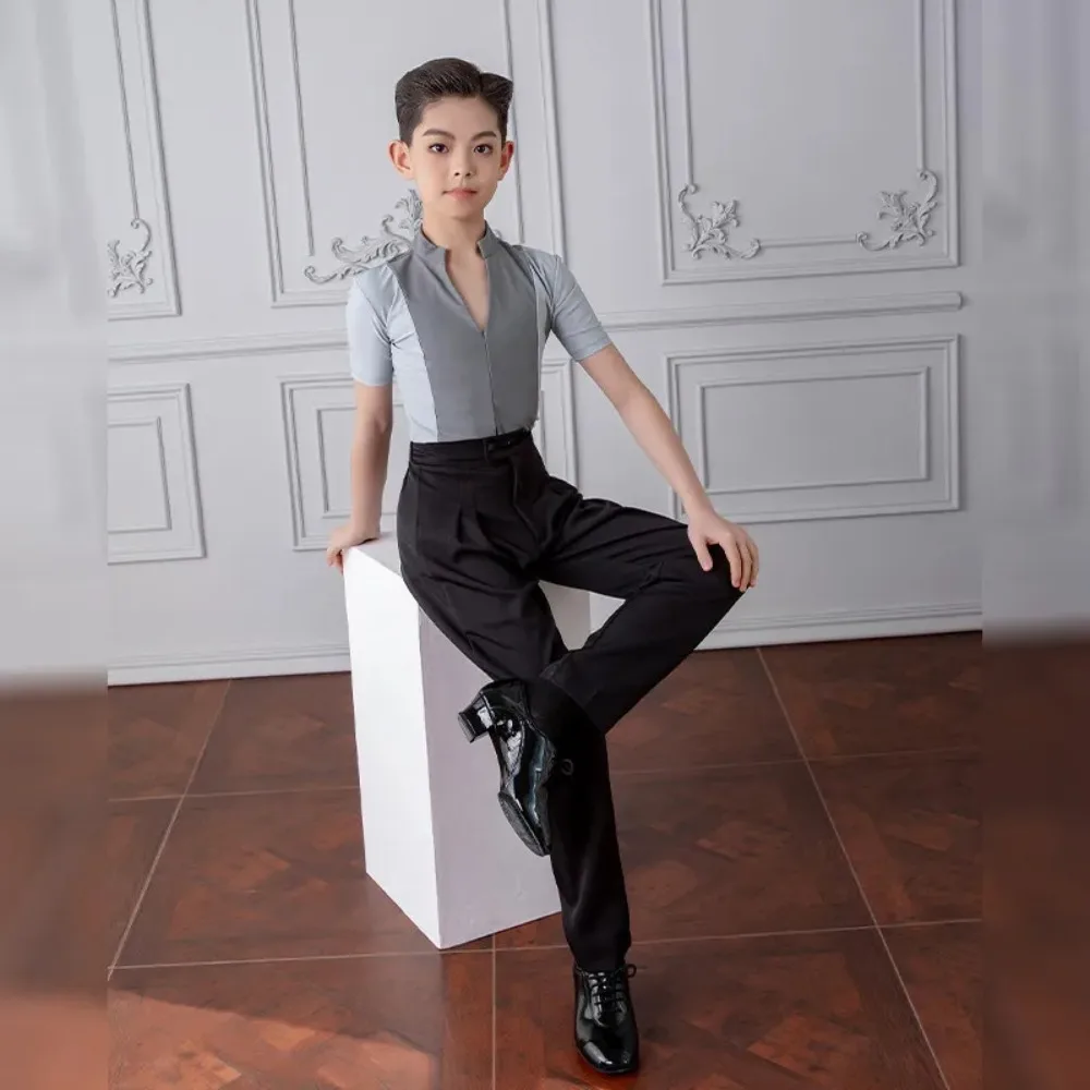 Kids Clothes Latin Boy Set Performance Costume Children Clothing Practice Uniform Top Pants Competition Uniform Dance Wear Stage
Kids Clothes Latin Boy Set Performance Costume Children Clothing Practice Uniform Top Pants Competition Uniform Dance Wear Stage