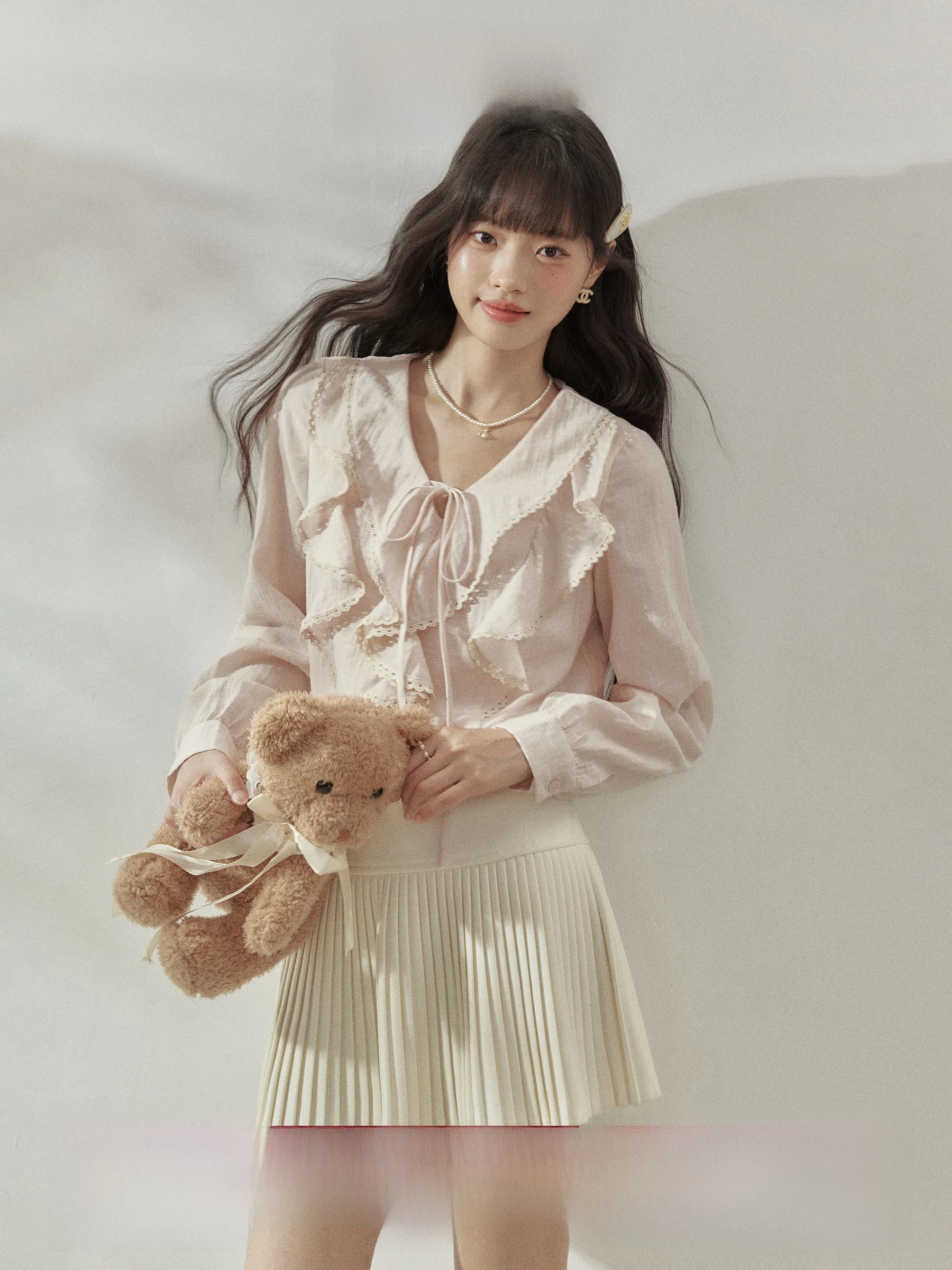 Pink irt Women's Early Autumn Faion Bouffant Sve Casual Sle Waist-Cinching Top ternoon Tea Theme
Pink irt Women's Early Autumn Faion Bouffant Sve Casual Sle Waist-Cinching Top ternoon Tea Theme