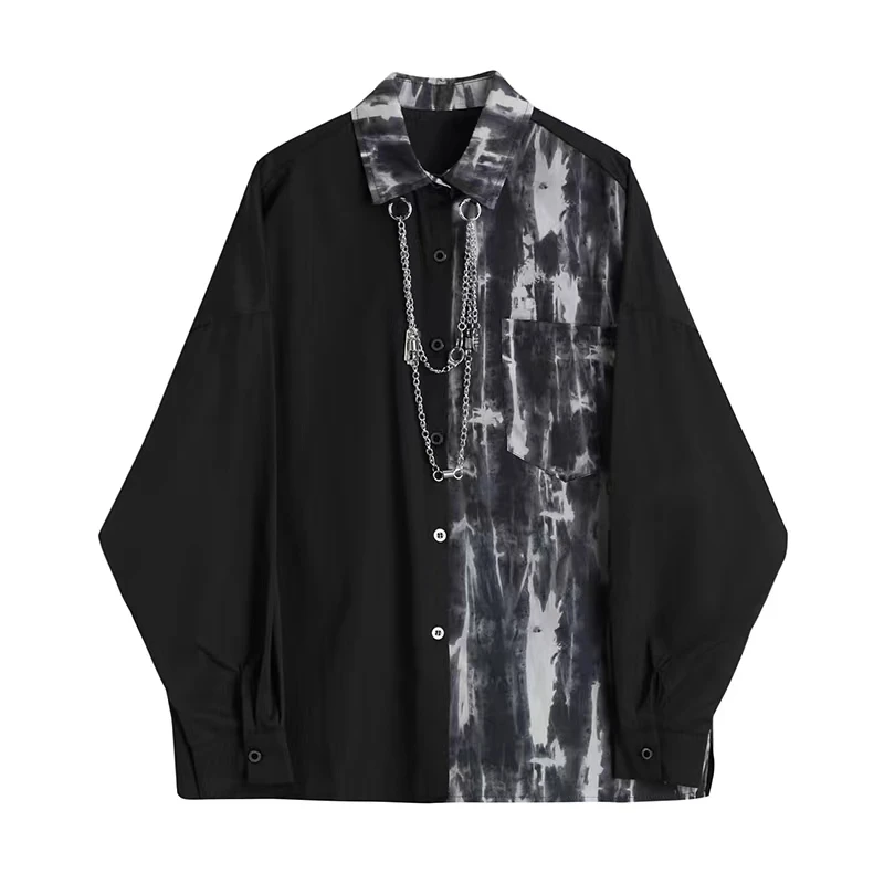 Loose Casual Men's Long Sve irt Autumn Winter Large Size 300 Pou Color Blo Chain Design Trendy Hong Kong Sle Coup...
Loose Casual Men's Long Sve irt Autumn Winter Large Size 300 Pou Color Blo Chain Design Trendy Hong Kong Sle Coup...