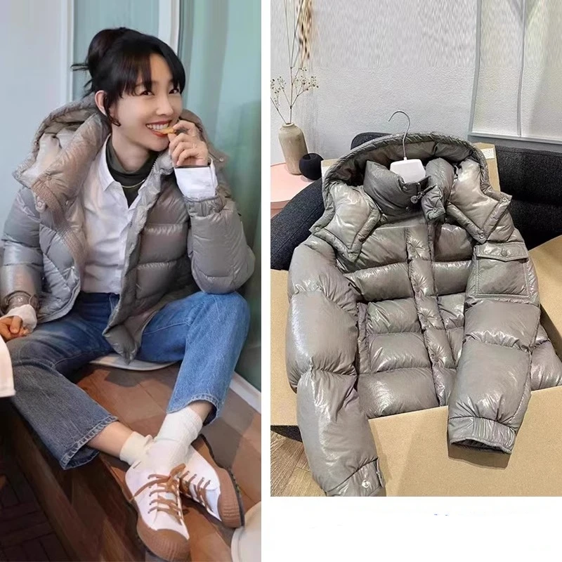 EXJR Bright Surface Duck down Jacket Men's Thickened Double Label Short Style Artistic Style Removable Hood Warm Coat
EXJR Bright Surface Duck down Jacket Men's Thickened Double Label Short Style Artistic Style Removable Hood Warm Coat