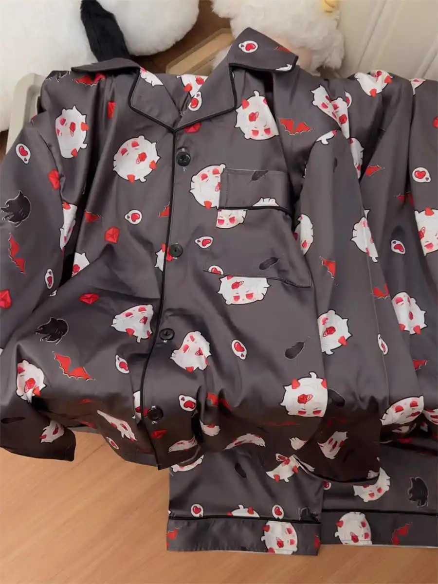 Anime Love and Deepspace Sylus Cosplay Pajamas Sleepwear Cartoon Nighty Nightgown Nightclothes Long Sleeve Home Clothes suit
Anime Love and Deepspace Sylus Cosplay Pajamas Sleepwear Cartoon Nighty Nightgown Nightclothes Long Sleeve Home Clothes suit