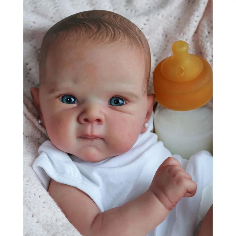 45cm Newborn Baby Doll Bettie Lifelike Soft Touch Cuddly Baby Multiple Layers Painting 3D Skin with Visible Veins
45cm Newborn Baby Doll Bettie Lifelike Soft Touch Cuddly Baby Multiple Layers Painting 3D Skin with Visible Veins