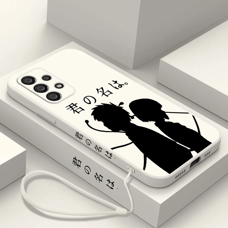 Japan Anime Your Name Phone Case For Samsung A55 A53 A33 A52 A32 A71 A51 A21S A35 A25 5G Liquid Left Rope Funda
Japan Anime Your Name Phone Case For Samsung A55 A53 A33 A52 A32 A71 A51 A21S A35 A25 5G Liquid Left Rope Funda