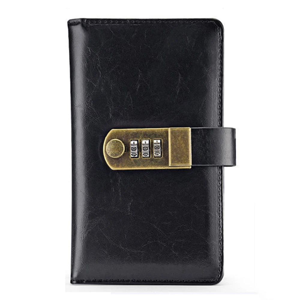 A6 Leather Notebook With Password Lock Agenda Diary Journal Travel Notepad Business Stationery Black Red Brown Kawaii Planner
A6 Leather Notebook With Password Lock Agenda Diary Journal Travel Notepad Business Stationery Black Red Brown Kawaii Planner