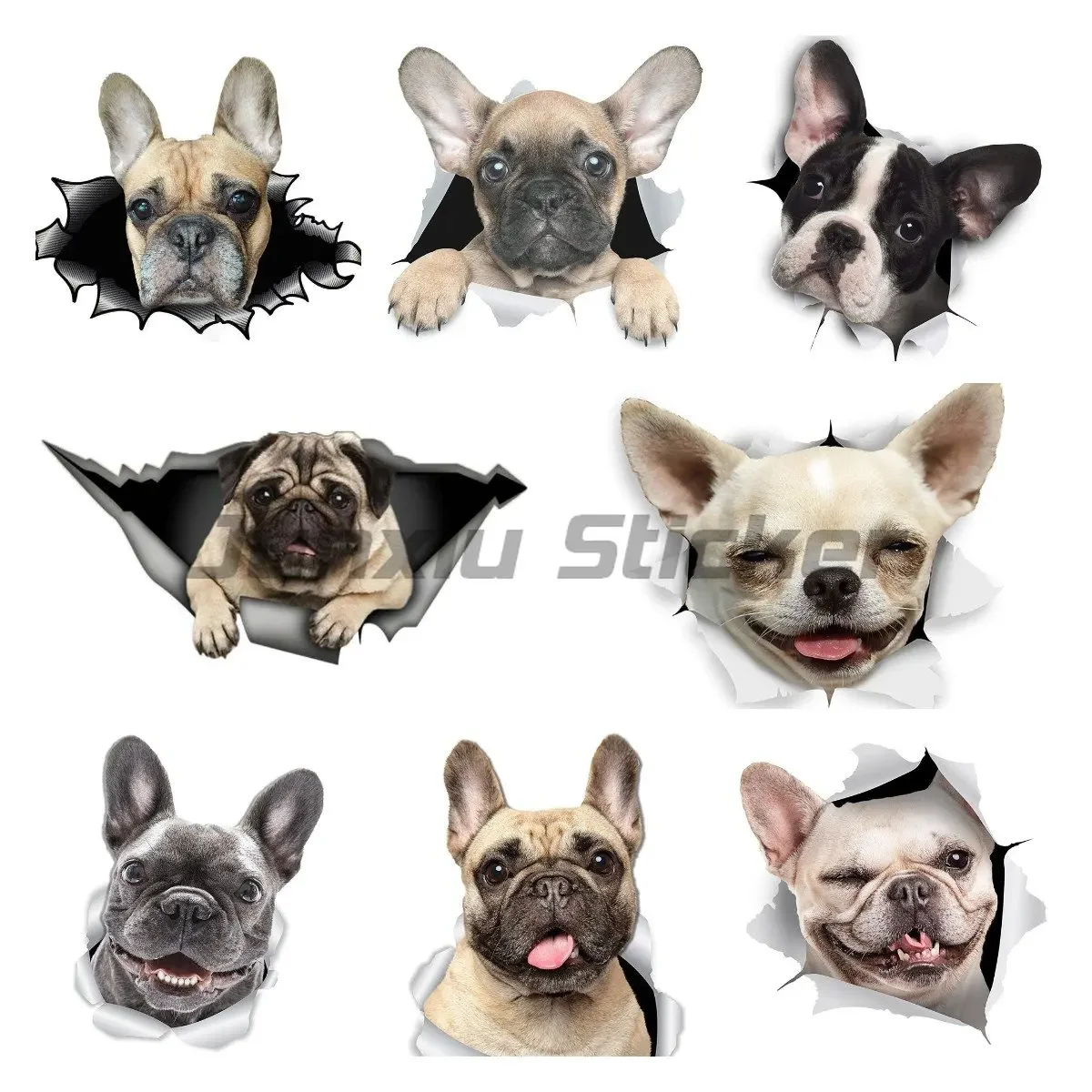 3D Dog Sticker Black White Frenchie French Bulldog Decal Bumper Sticker for Window Car Truck Laptop Toilet
3D Dog Sticker Black White Frenchie French Bulldog Decal Bumper Sticker for Window Car Truck Laptop Toilet