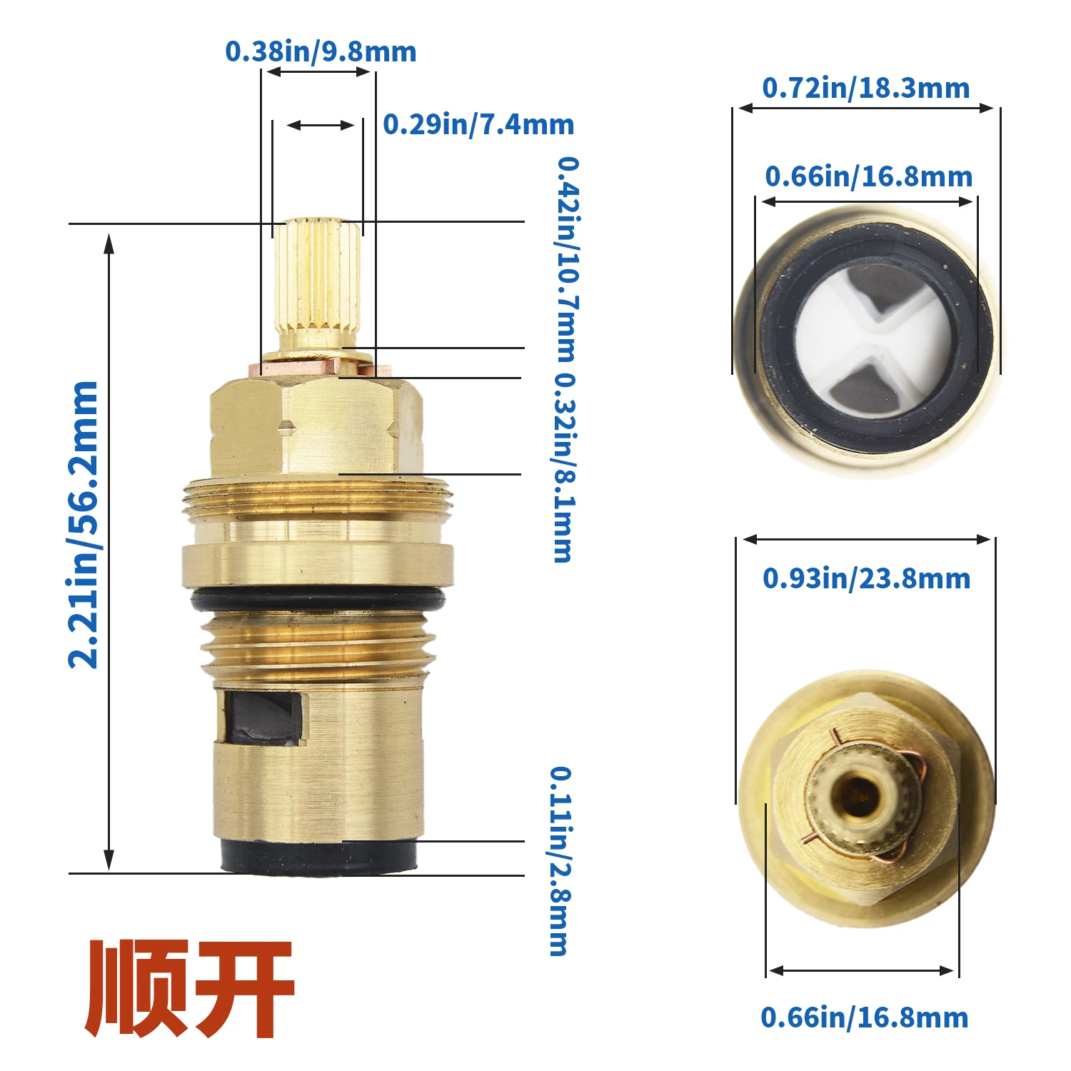Керамический картридж 45883000 для смесителей Grohe — 1/2 дюйма, 1/4 поворота, 90 шт. ° Правый закрывающийся клапан холодной воды
Керамический картридж 45883000 для смесителей Grohe — 1/2 дюйма, 1/4 поворота, 90 шт. ° Правый закрывающийся клапан холодной воды