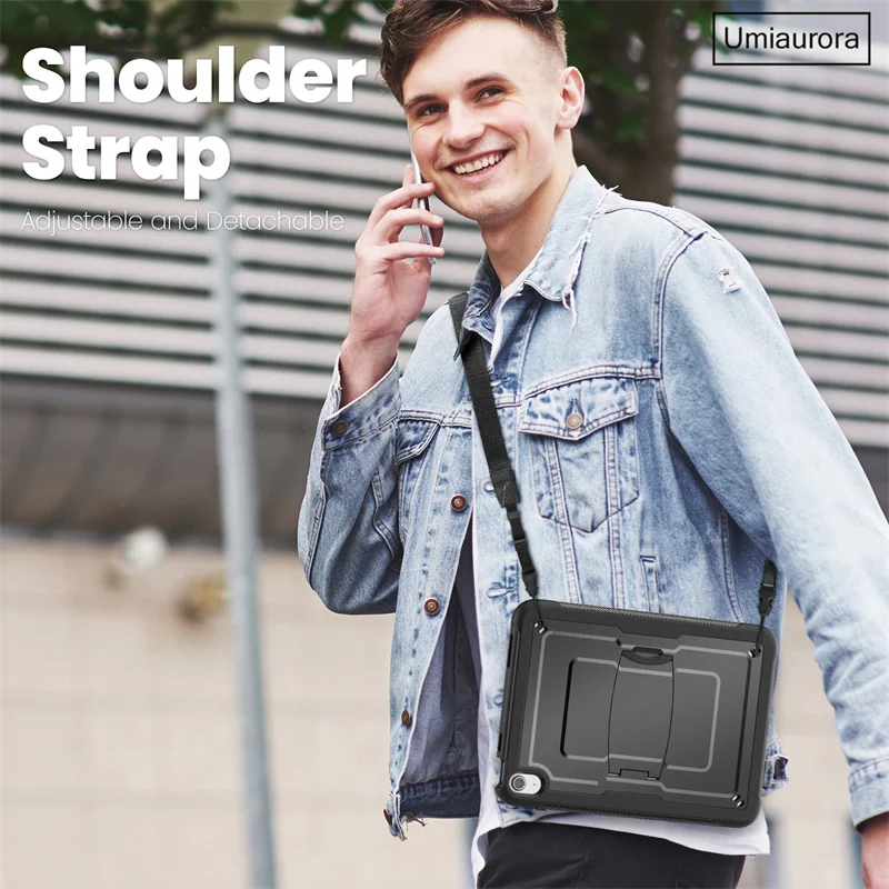 For IPad 7th 8th 9th 10.2 10th 10.9 11th Gen 11 inch A16 2025 Pro 10.5 Shockproof Kickstand Strap Tablet Case Armor Cover Funda
For IPad 7th 8th 9th 10.2 10th 10.9 11th Gen 11 inch A16 2025 Pro 10.5 Shockproof Kickstand Strap Tablet Case Armor Cover Funda