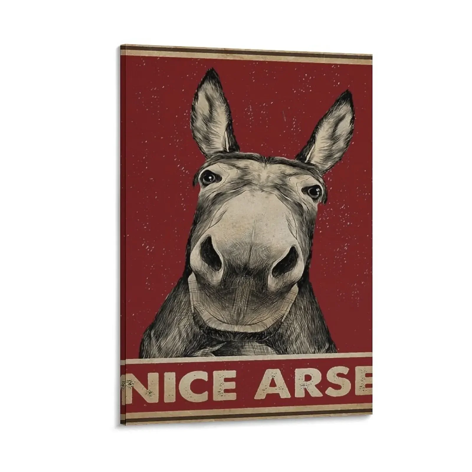 Vintage Donkey Nice Arse Canvas Painting decorations for the room Decorative painting for bedroom home decor
Vintage Donkey Nice Arse Canvas Painting decorations for the room Decorative painting for bedroom home decor